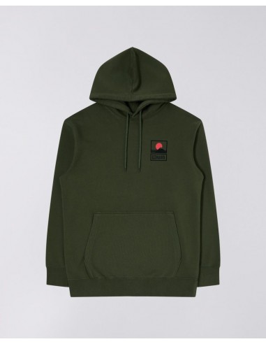 HOODIE SWEAT SUNSET ON MT FUJI KUMBO GREEN / EDWIN En savoir plus