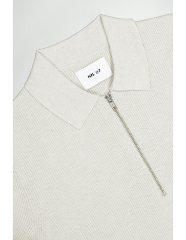 PULL POLO HANSIE ZIP BEIGE / NN.07 Faites des économies