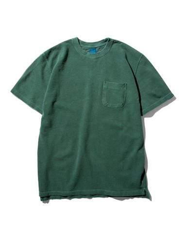 TEE SHIRT S/S PIQUE POCKET P-DK GREEN / GOOD ON Fin de série