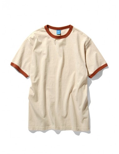 TEE SHIRT S/S RINGER ORANGE / GOOD ON 2024