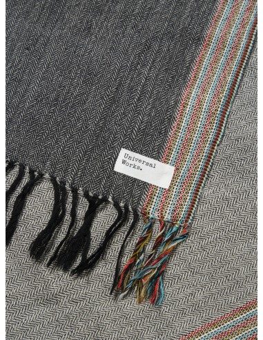 Universal Works Wool Scarf in Grey Merino Wool pas cher 