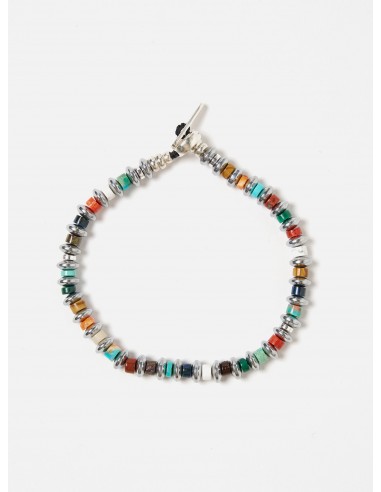 Mikia Bracelet Hematite Roundel in Multi solde