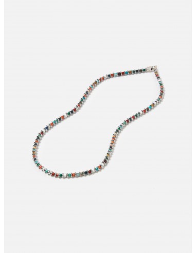 Mikia Necklace Hematite Roundel in Multi en linge