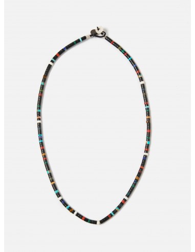 Mikia Necklace Heishi Beads in Jet/Multi online