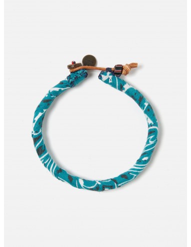 Mikia Bracelet in Blue Green Bandana pas cheres