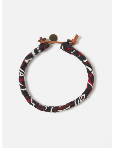 Mikia Bracelet in Black/Red Bandana JUSQU'A -70%! 