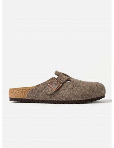 Birkenstock Boston in Cocoa Wool prix