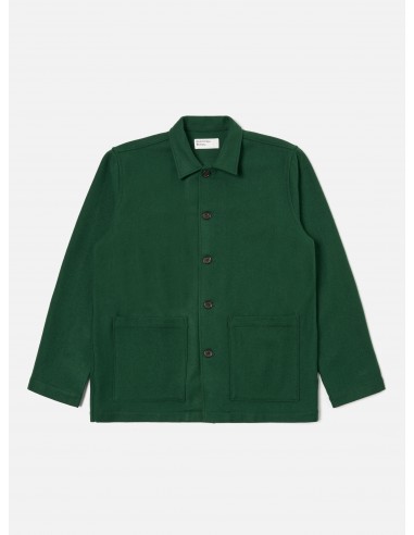 Universal Works Easy Jacket in Green Melton le concept de la Pate a emporter 