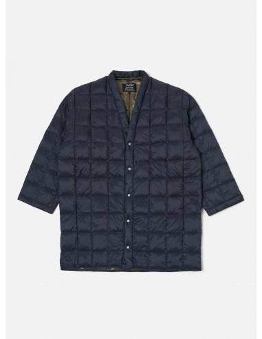 Taion Hanten Down Cardigan in Dark Navy Nylon hantent personnes