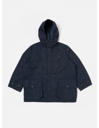 Universal Works Boston Parka in Navy Brushed Polytech online