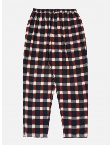 Universal Works Pyjama Pant in Indigo Ikat Check suggérées chez