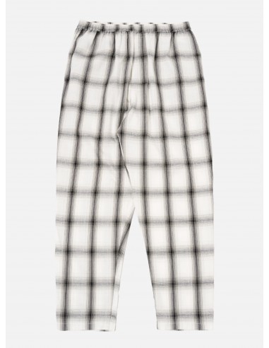 Universal Works Pyjama Pant in Ecru Shadow Check la chaussure