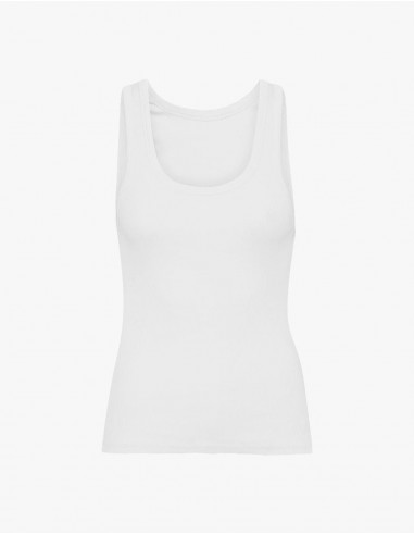 COLORFUL STANDARD - CAMISOLE RIB - BLANC OPTIQUE livraison et retour toujours gratuits