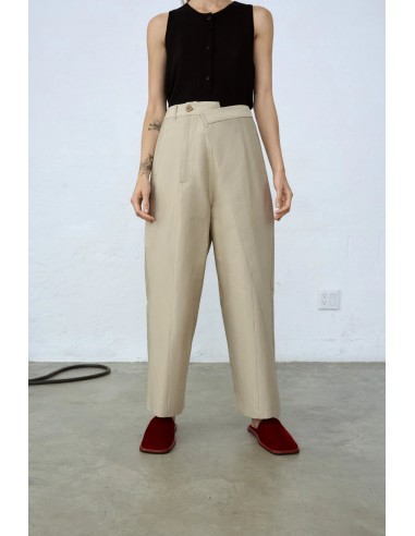 CORDERA - PANTALON TAILLEUR DRAPÉ - GRILLÉ - PÉ23 50-70% off 