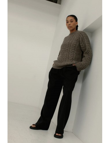 BARE KNITWEAR - PORTEAU CABLE CREW - RACINE - AH23 outlet