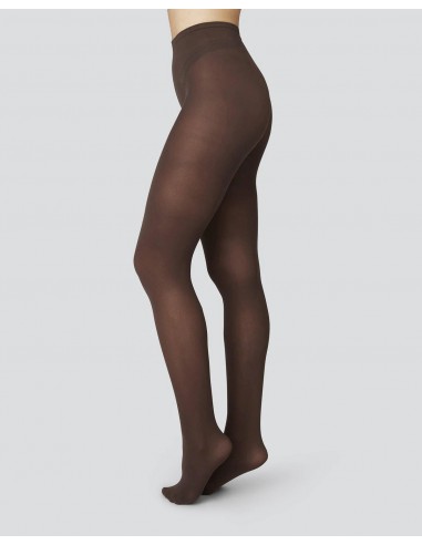 SWEDISH STOCKINGS - COLLANT OLIVIA - BRUN FONCÉ destockage