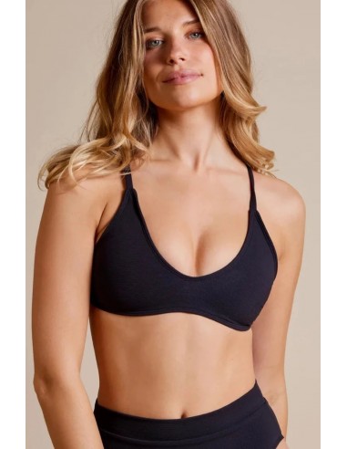 JUNE SWIMWEAR - HAUT JADE - BLACK EYE - ES24 JUSQU'A -70%! 