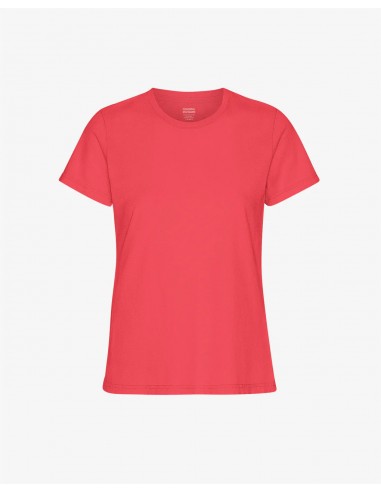 COLORFUL STANDARD - T-SHIRT - ROUGE TANGERINE de la marque