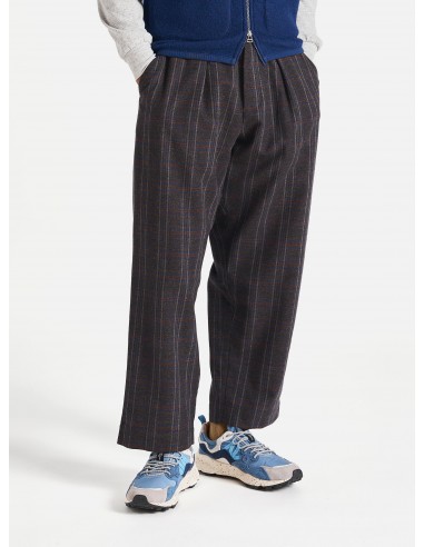 Universal Works Oxford Pant in Brown Twist Wool Check l'évolution des habitudes 