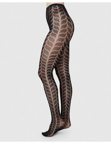 SWEDISH STOCKINGS - COLLANT FILET MEJA - NOIR online