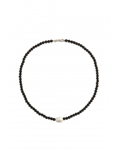 LISBETH JEWELRY - COLLIER MAYA - TOURMALINE NOIR pas chere