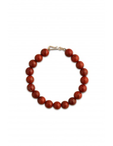 LISBETH JEWELRY - BRACELET GRANDE BOULE - JASPE ROUGE acheter en ligne