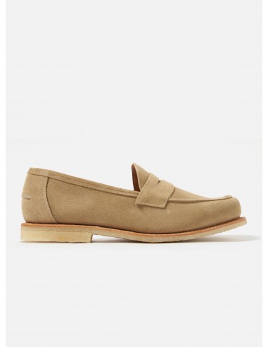 Sanders for Universal Works Edwin Loafer in Milkshake Suede Comment ça marche