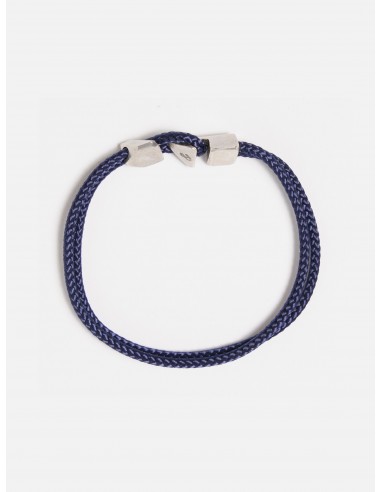 Anchor & Crew Brixham Bracelet in Navy Blue Rope/.925 Silver suggérées chez