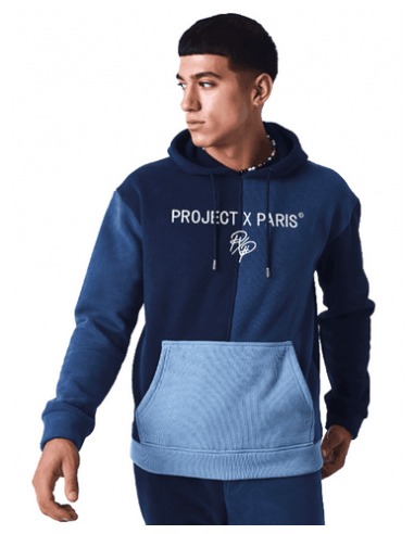 Hoodie Project X Paris Capuche Bleu 2024