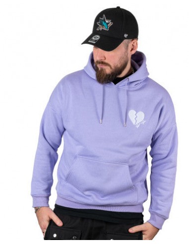 HOODIE PROJECT X PARIS COEUR BRISE VIOLET Comparez plus de prix