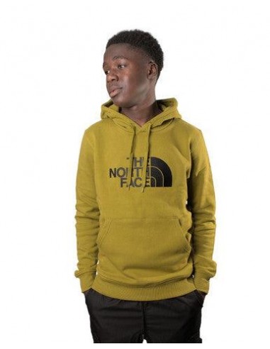 HOODIE THE NORTH FACE DREW PEAK VERT JAUNE rembourrage situé sous