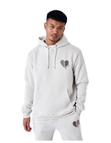 HOODIE PROJECT X PARIS COEUR BRISE BEIGE destockage