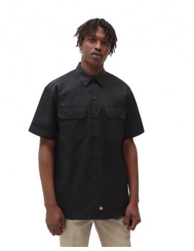 CHEMISE MANCHE COURTE DICKIES NOIR pas cher