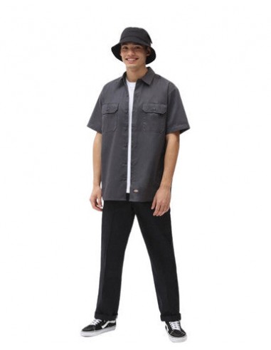 CHEMISE MANCHE COURTE DICKIES GRIS FONCE Faites des économies