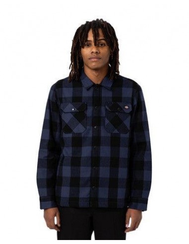 SURCHEMISE DICKIES SACRAMENTO BLEU/NOIR hantent personnes