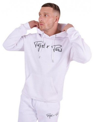 HOODIE PROJECT X PARIS SIGNATURE BLANC Amélioration de cerveau avec