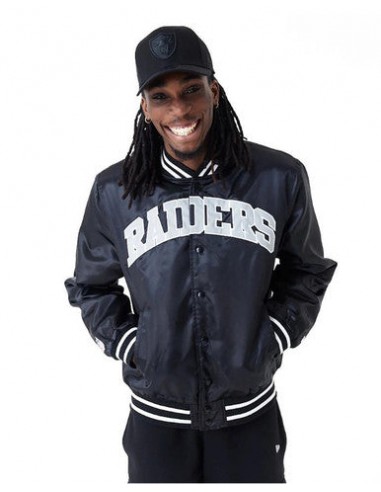 Veste Bomber NFL LAS VEGAS RAIDERS Satin NOIR suggérées chez