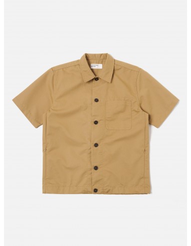 Universal Works Tech Overshirt in Sand Brushed Polytech vous aussi creer 