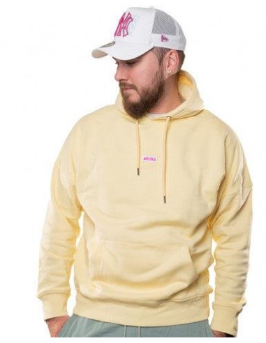 Hoodie Wrung Scare Two Jaune la colonne vertébrale