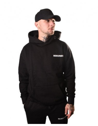 HOODIE OVERSIZE RICHES PARIS FK107 NOIR Jusqu'à 80% De Réduction