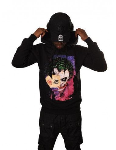 HOODIE CASHVILLE JOKERCARD NOIR basket pas cher