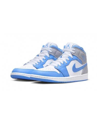 Air Jordan 1 Mid University Blue Grey 50% de réduction en Octobre 2024