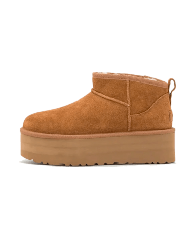 UGG Classic Ultra Mini Platform Chestnut Economisez 