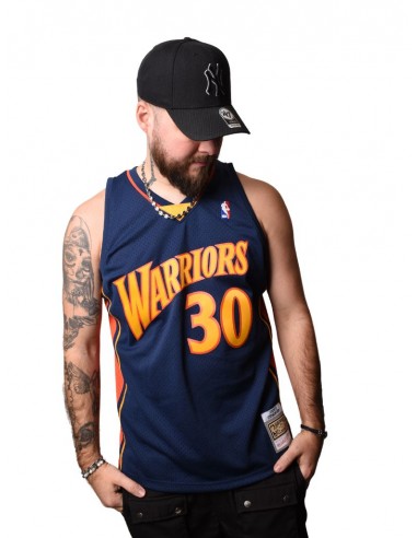 DEBARDEUR MITCHELL & NESS GOLDEN STATES WARRIORS CURRY BLEU de l' environnement