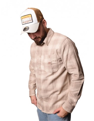 CHEMISE DICKIES EVANSVILLE BEIGE Jusqu'à 80% De Réduction