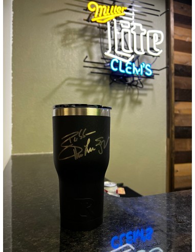 LIMITED EDITION- 20 oz RTIC BUBBA ARMY Charcoal Black tumblers BTLS signature on back paiement sécurisé