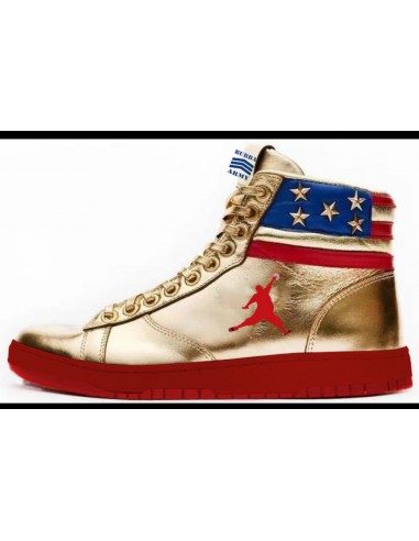 Air Bubba®️ Trump inspired Gold Patriotic Bubba Army®️ shoes Les magasins à Paris et en Île-de-France