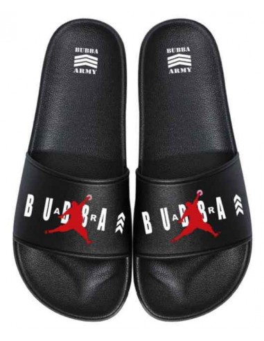 Fat Man Dunks Slides !- Air Bubba Slides -Limited Edition Red and Black Bubba Army ® slides Fin de série